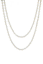 Crystal Beads Chain Necklace N1163-133-CR