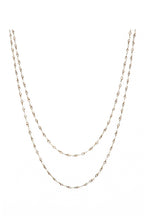 Crystal Beaded Chain Necklace N1163