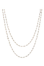 Crystal Beaded Chain Necklace N1163
