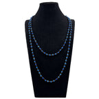 Crystal Beaded Chain Necklace N1163