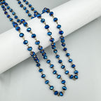 Crystal Beaded Chain Necklace N1163