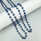 Crystal Beaded Chain Necklace N1163