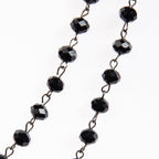 Crystal Beaded Chain Necklace N1163