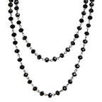 Crystal Beaded Chain Necklace N1163