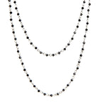 Crystal Beaded Chain Necklace N1163