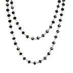 Crystal Beaded Chain Necklace N1163