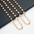 Crystal Beaded Chain Necklace N1163