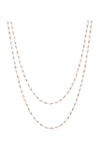 Crystal Beaded Chain Necklace N1163