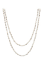 Crystal Beaded Chain Necklace N1163
