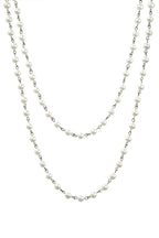 Crystal Beaded Chain Necklace N1163