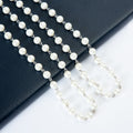 Crystal Beaded Chain Necklace N1163