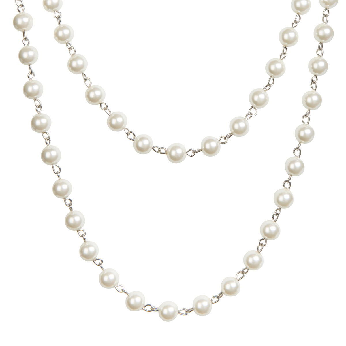 Crystal Beaded Chain Necklace N1163