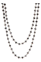 Crystal Beaded Chain Necklace N1163