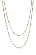 Crystal Beaded Chain Necklace N1163