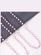 Crystal Beaded Chain Necklace N1163