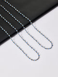 Crystal Beaded Chain Necklace N1163