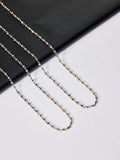 Crystal Beads Chain Necklace N1163-35