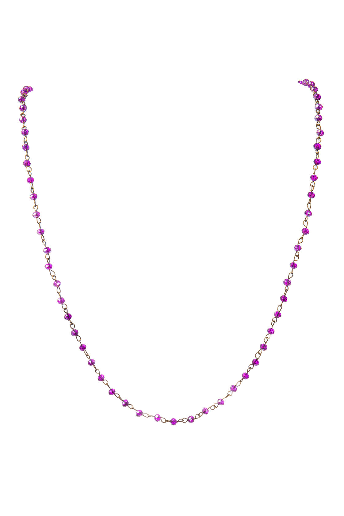 Classic Crystal Long Necklaces N1163-208
