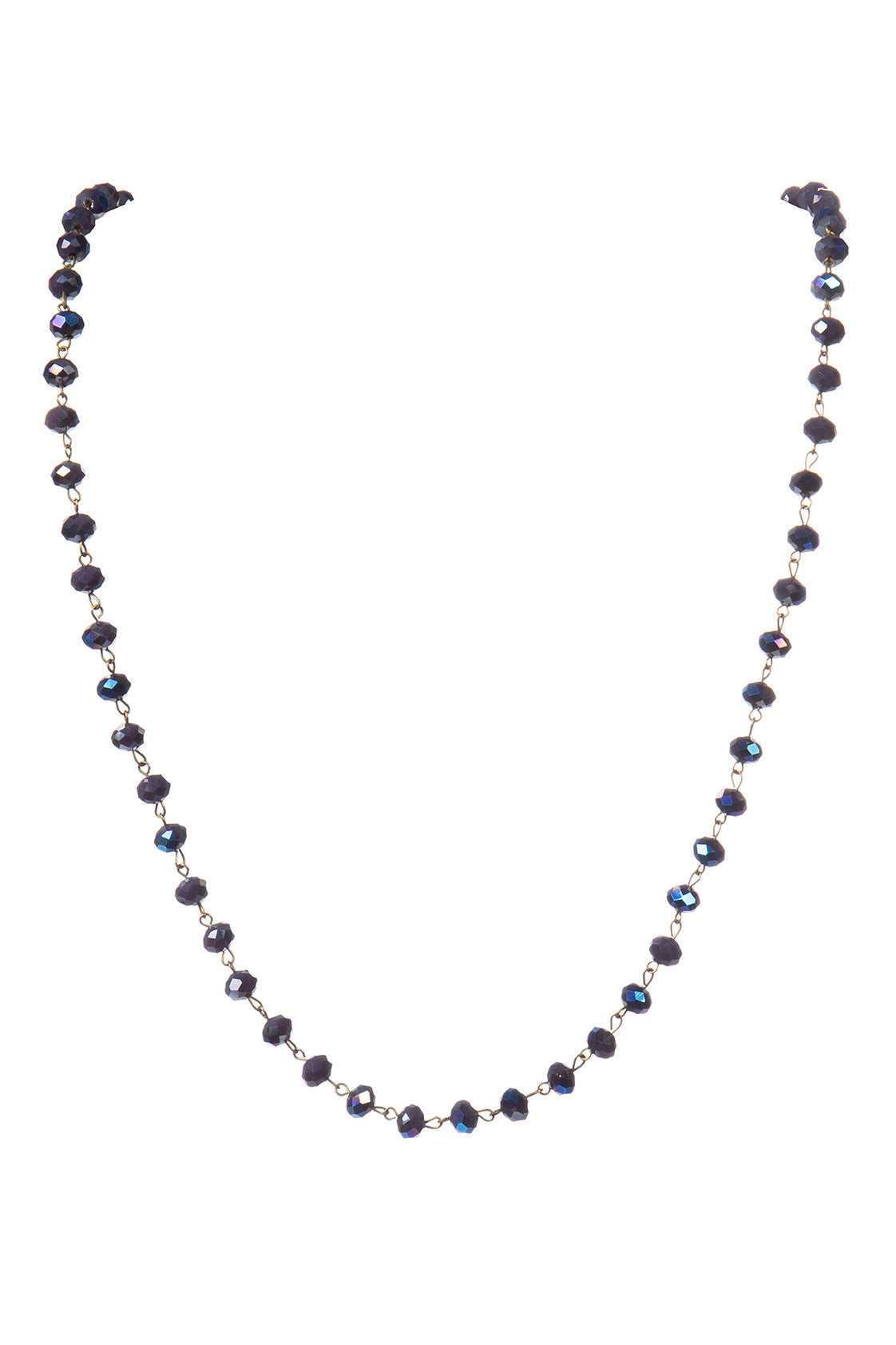 Classic Crystal Long Necklace N1163-189