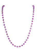 Crystal Beaded Chain Necklace N1163