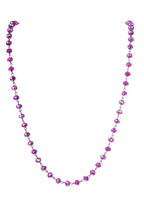 Crystal Beaded Chain Necklace N1163