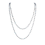 Crystal Beaded Chain Necklace N1163