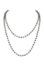 Crystal Beaded Chain Necklace N1163