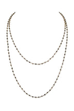 Crystal Beaded Chain Necklace N1163