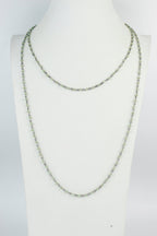 Crystal Beaded Chain Necklace N1163