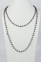 Crystal Beaded Chain Necklace N1163