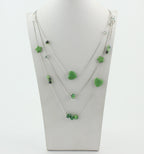 Heart Pendant Multilayer Alloy Necklace N1251