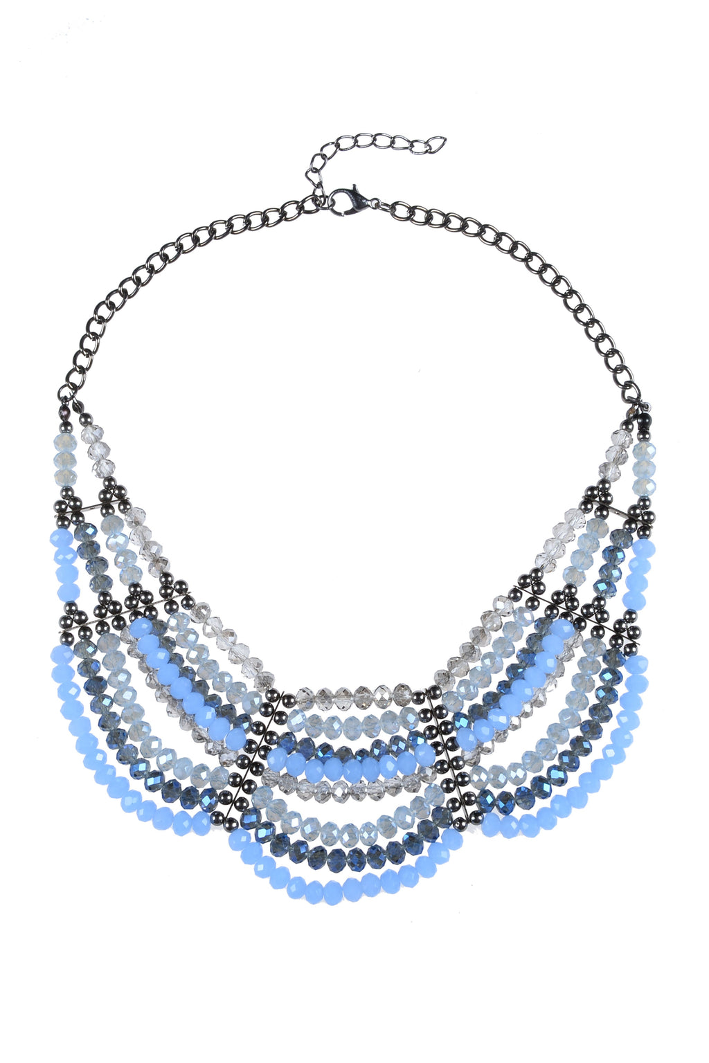 Multi-layer Crystal Necklaces N2166