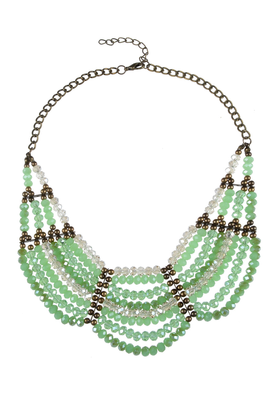 Multi-layer Crystal Necklaces N2166