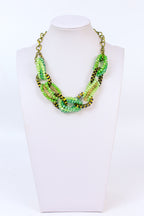 Interlocking Crystal Necklace N2252