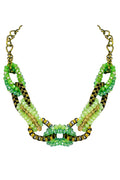 Interlocking Crystal Necklace N2252