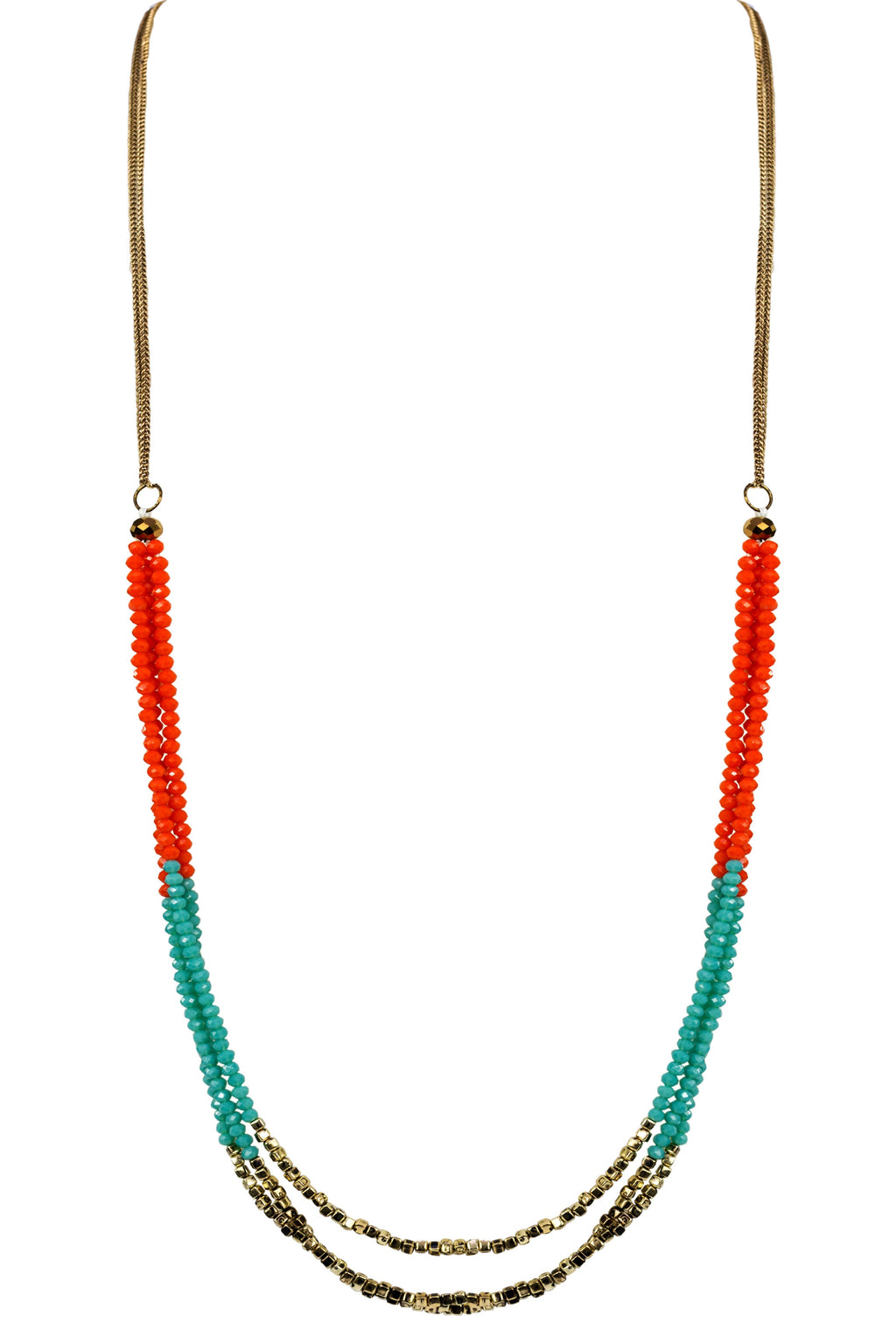 Crystal Beaded Necklaces N2253