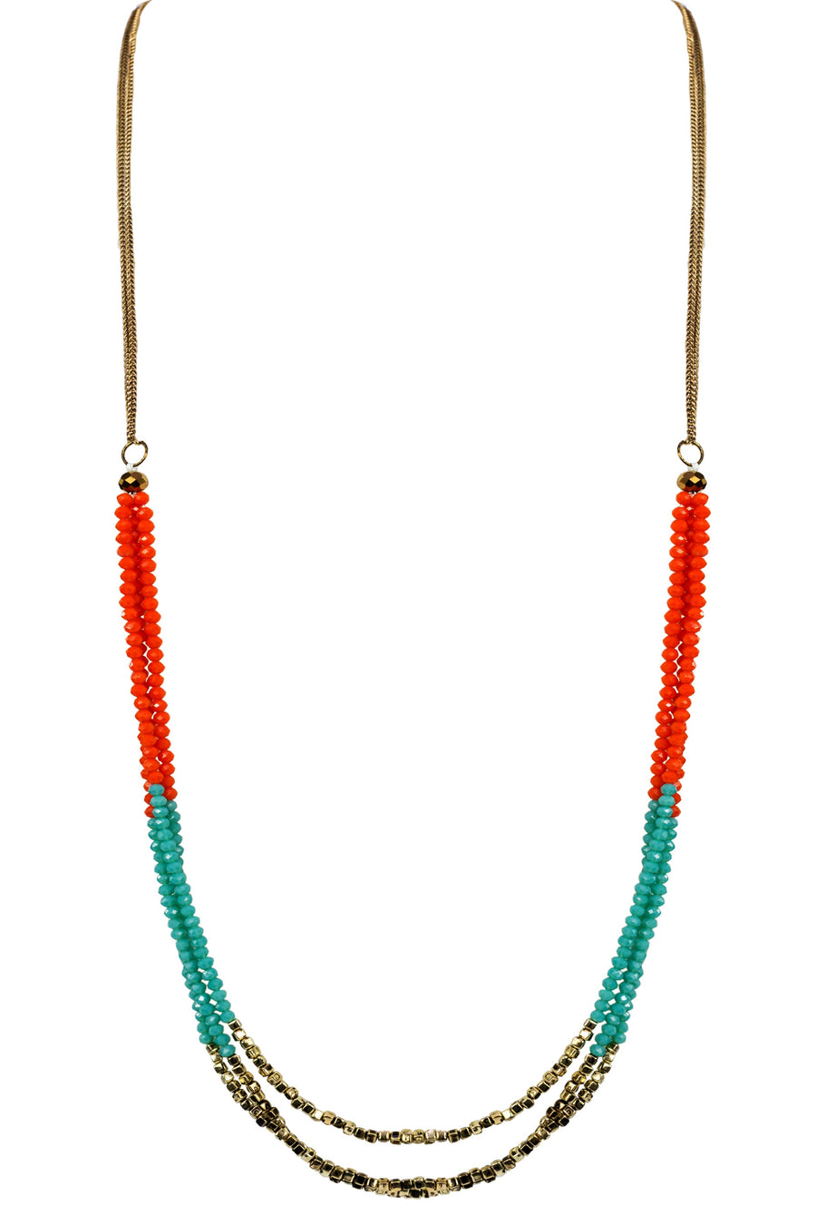 Crystal Beaded Necklaces N2253