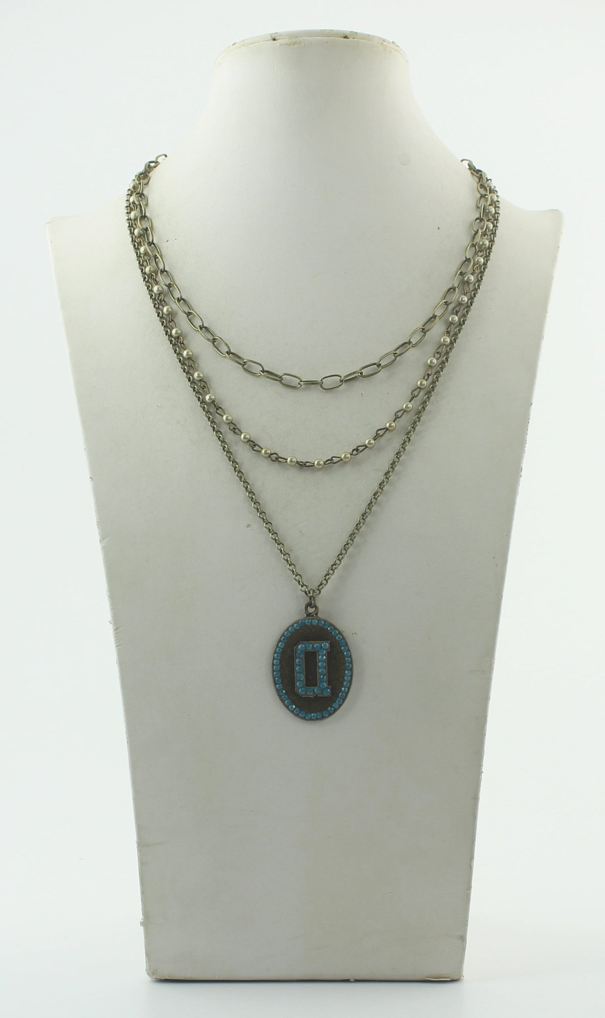Chain Metal Alphabet Necklace N2312