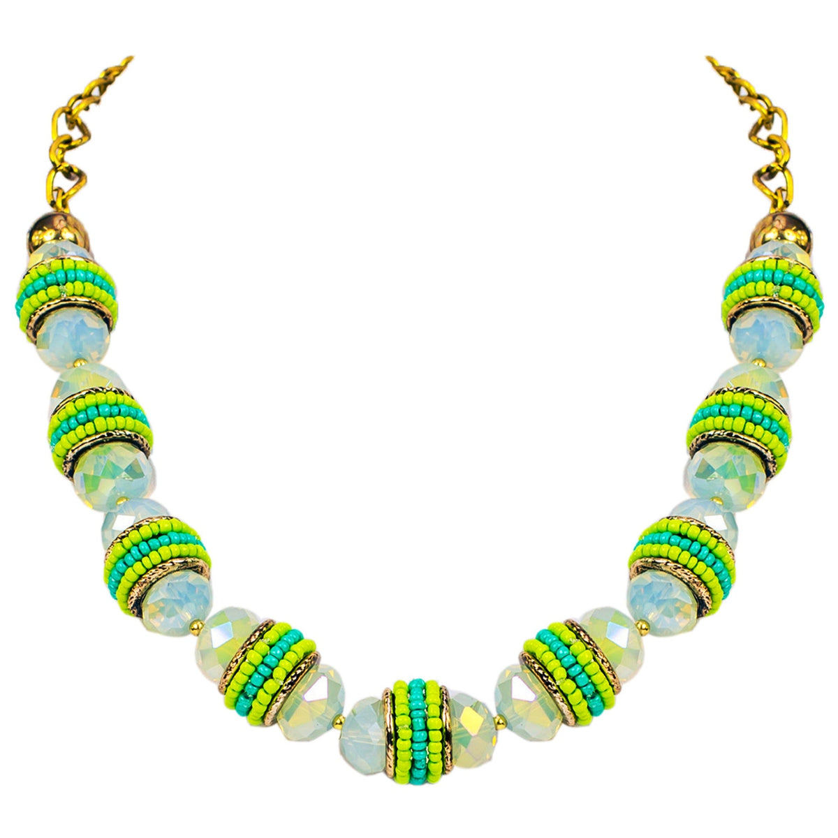 Crystal Bead Necklace N2321