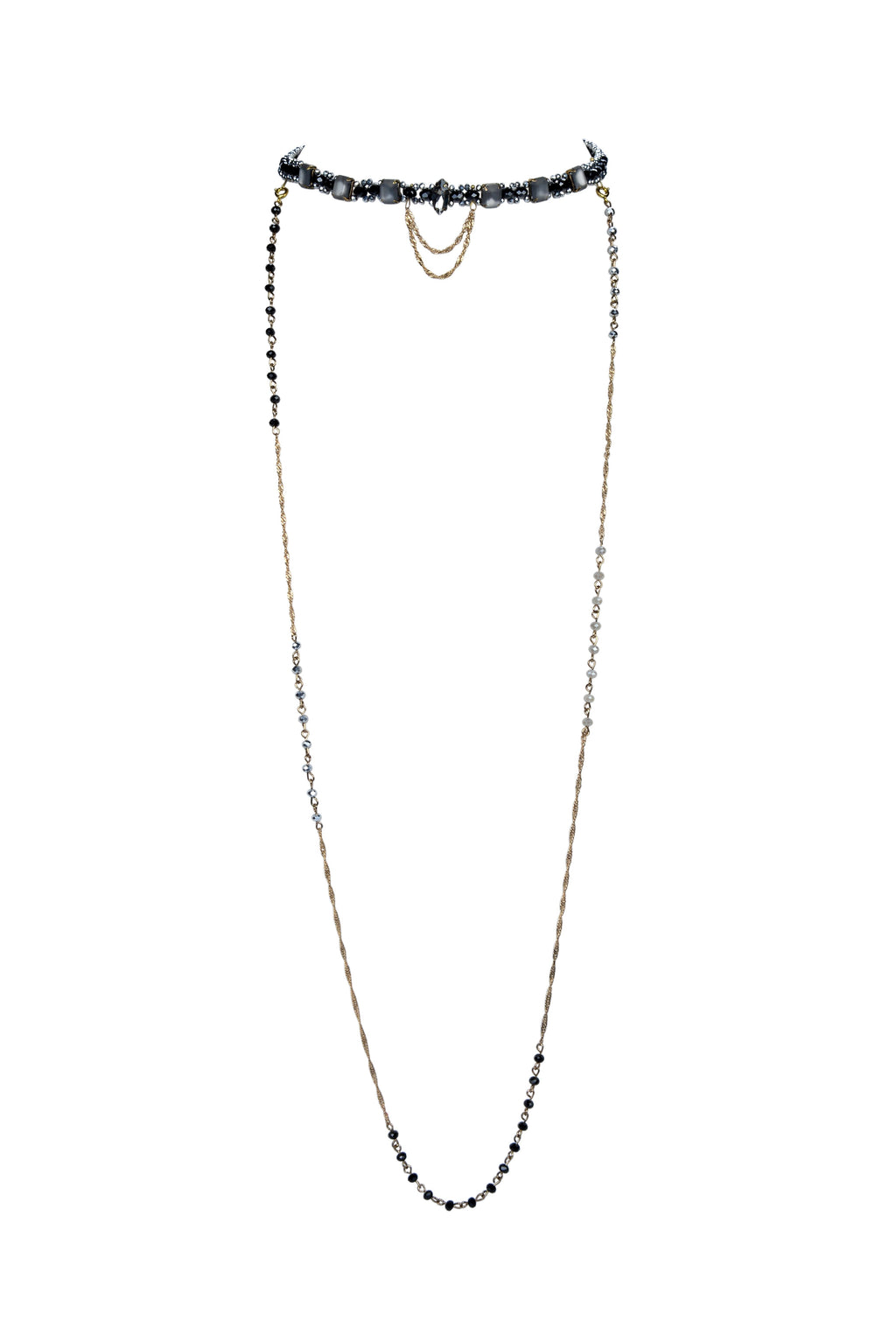 Crystal Chain Necklaces N2395