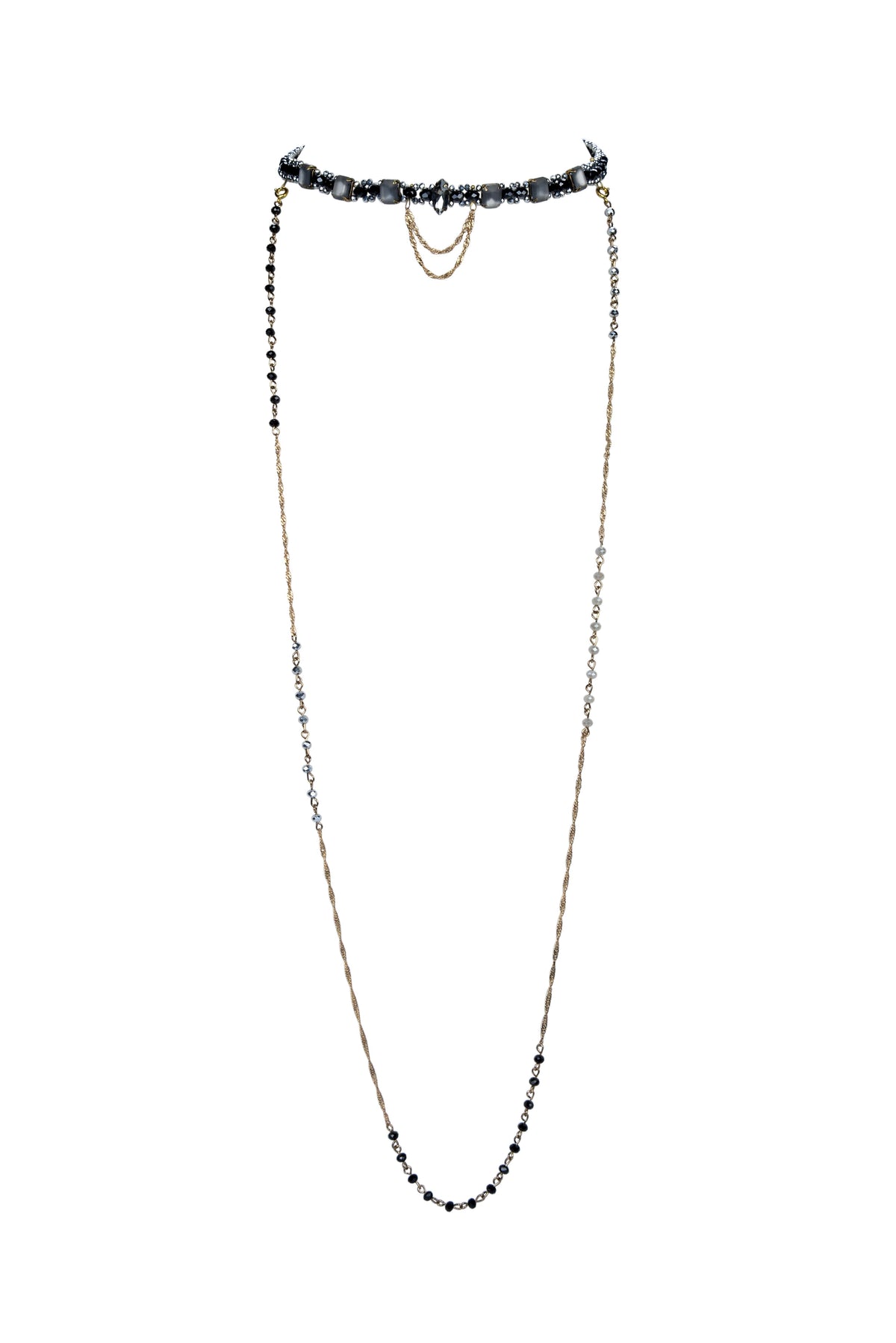 Crystal Chain Necklaces N2395