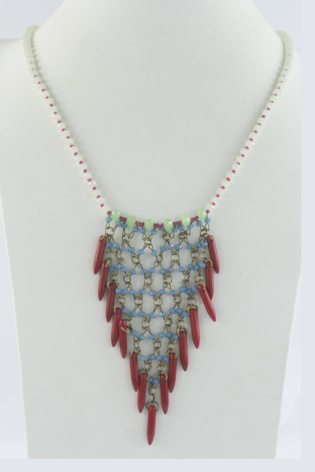 Woven Beaded Necklaces N2550