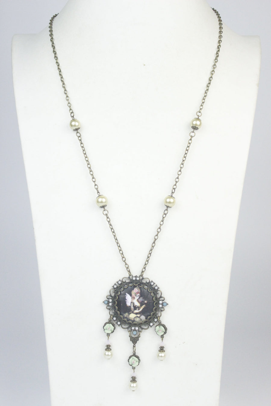Beauty Painting Image Necklace N2578