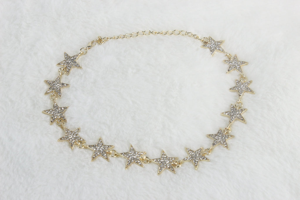 Five-pointed Star Collarbone Necklace N2590