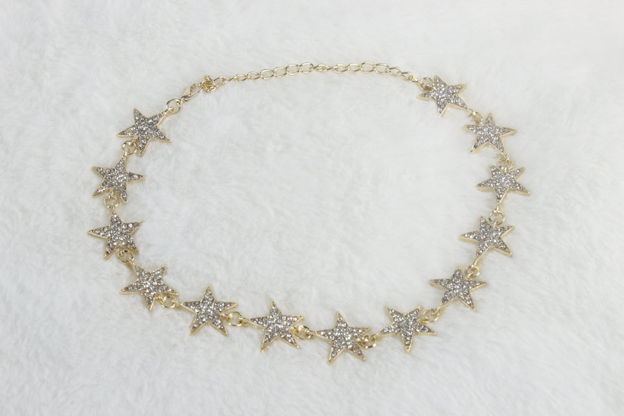 Five-pointed Star Collarbone Necklace N2590