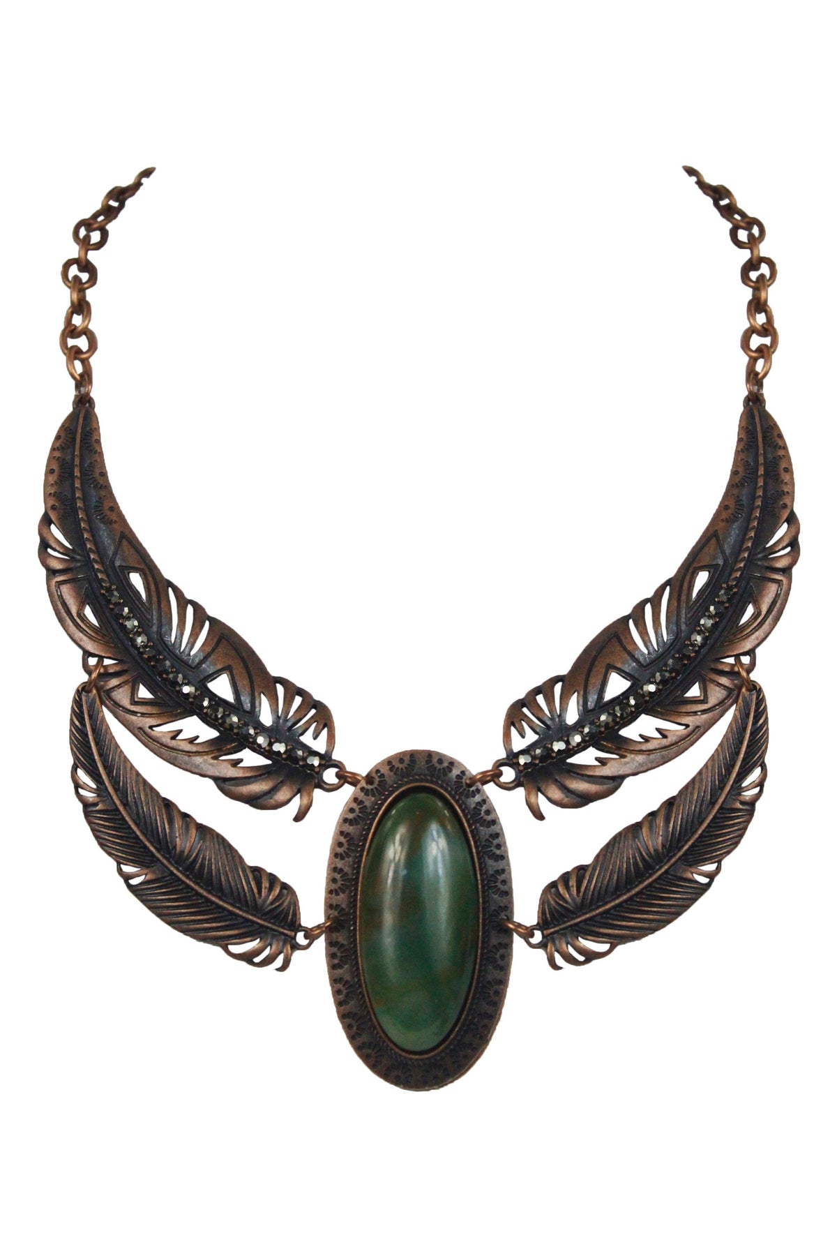 Classic Punk Metal Collar Necklace N2608