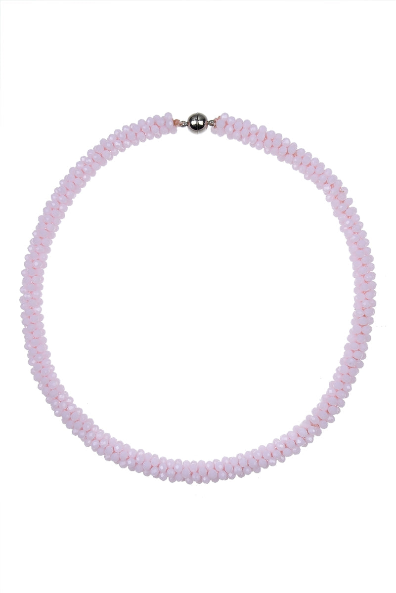Fashion Colorful Short Crystal Necklace N2666