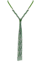 Long Crystal Beaded Necklace N2670