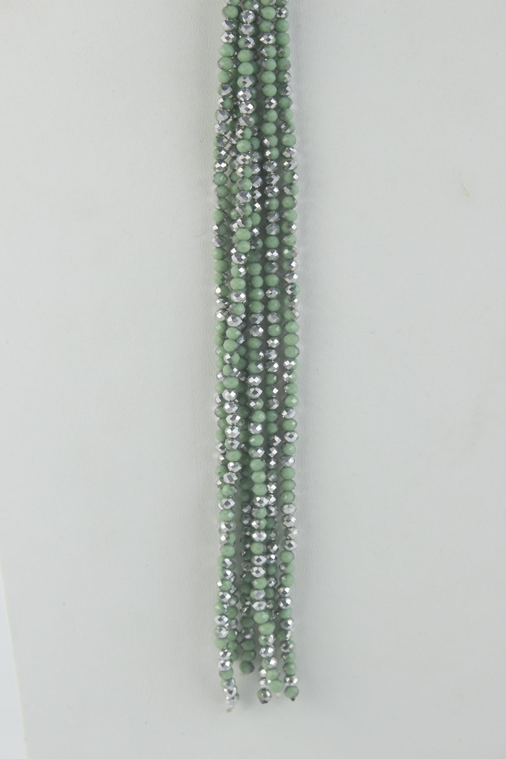 Long Crystal Beaded Necklace N2670