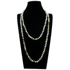 Amazonite Bead Long Necklace N2740
